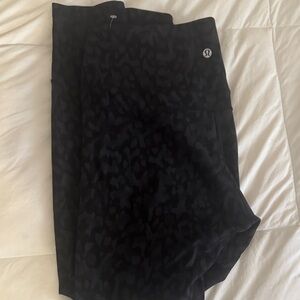 lululemon athletica Black Patterned Leggings